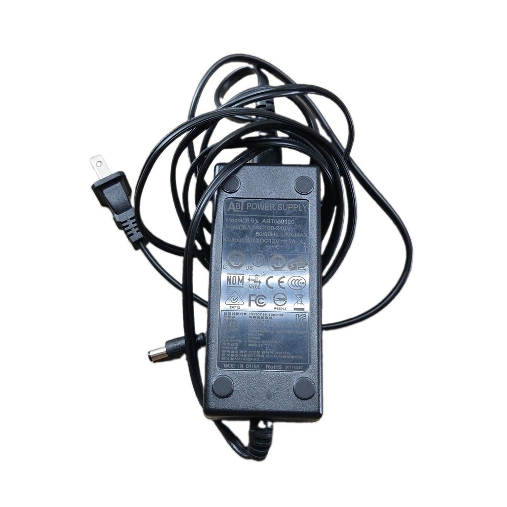ABT Power Supply Model ABT050120 DC 12V 5A